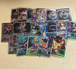 One Piece Tcg English & Japanese SR Card Lot - Image 1