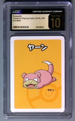 Slowpoke Pokemon Playing Cards 2019 JPN Japanese Old Maid CGC 10 - Image 1