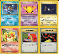 Pokemon Team Rocket 1st Edition 6 Card Lot with Squirtle EX - Image 1