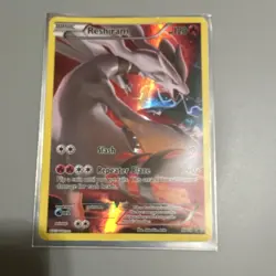 Pokemon TCG Reshiram XY Black Star Promos XY74 Full Art Holo Promo Card - Image 1