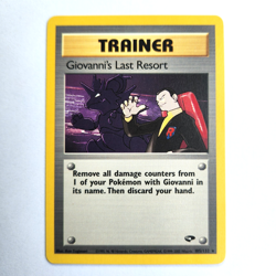 Giovanni’s Last Resort 105/132 Pokemon TCG Gym Heroes NM Vintage 2000 Card - Image 2