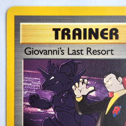 Giovanni’s Last Resort 105/132 Pokemon TCG Gym Heroes NM Vintage 2000 Card - Image 3
