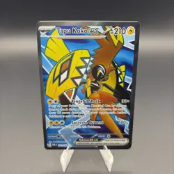 Tapu Koko ex 222/182 Full Art Ultra Rare Paradox Rift Pokemon Card NM - Image 1