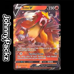 Entei V 022/172 - 2022 Brilliant Stars Sword Shield Ultra Rare Pokemon Card NM - Image 1