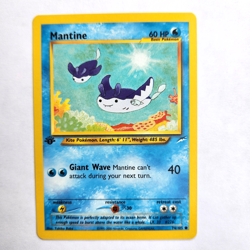 Mantine 74/105 Pokemon TCG 1st Edition Neo Destiny NM Vintage 2002 Card - Image 2