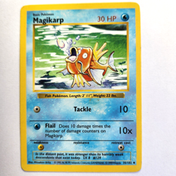 Magikarp 35/102 Shadowless Pokemon TCG Base Set LP Vintage 1999 Card - Image 2