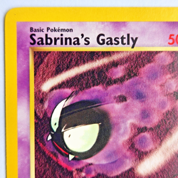 Sabrina's Gastly 93/132 Pokemon TCG Gym Heroes 1st Edition NM Vintage 2000 Card - Image 3