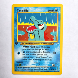 Totodile 85/105 Pokemon TCG 1st Edition Neo Destiny NM Vintage 2002 Card - Image 2