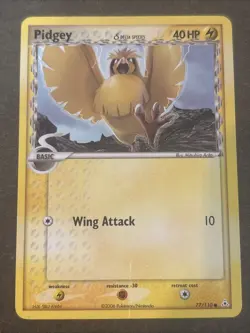 Pidgey 77/110 EX Holon Phantoms Pokemon Card Common - Image 1