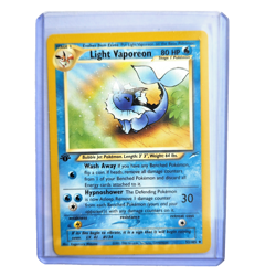 Light Vaporeon 52/105 Pokemon TCG Neo Destiny 1st Edition NM Vintage 2002 Card - Image 1