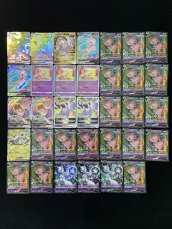 2024 Pokemon TCG S-Chinese Trading Cards Mew Mewtwo Vmax Holo Lot*34 AM11 - Image 1