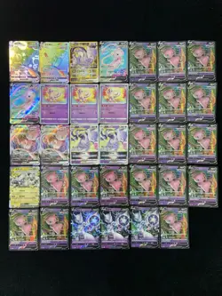 2024 Pokemon TCG S-Chinese Trading Cards Mew Mewtwo Vmax Holo Lot*34 AM11 - Image 2