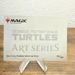 Don & Leo, Problem Solvers Art Card (GOLD STAMPED) - Teenage Mutant Ninja Turtle - Image 2