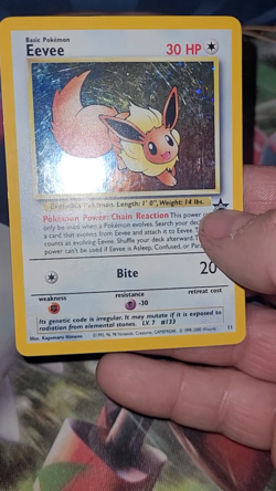 Pokemon TCG - Eevee 11/53 WOTC Black Star Promo Holo Foil Card - Image 2