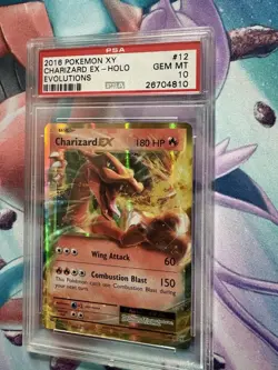 Pokemon Card XY Evolutions #12 Charizard EX PSA 10 GEM MINT 2016 One Owner Fresh - Image 3