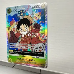 *ERROR* Monkey D. Luffy OP07-109 SR foil, One Piece card, nakamaru, english - Image 5
