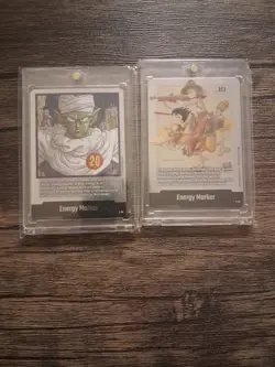 Son Goku Bulma E-43 Silver Energy Marker Dragon Ball Manga Booster Card Both - Image 1