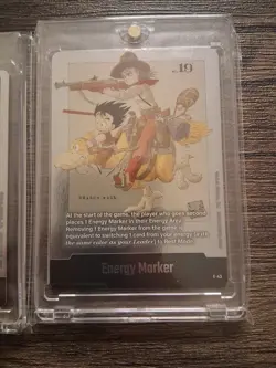Son Goku Bulma E-43 Silver Energy Marker Dragon Ball Manga Booster Card Both - Image 3