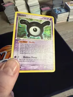 Pokemon Card - Unown (X) Unseen Forces X/28 Holo Rare - Image 3