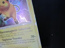 RAICHU HOLO POKEMON CARD 15/123 MYSTERIOUS TREASURES PLAYED GOOD COND - Image 2