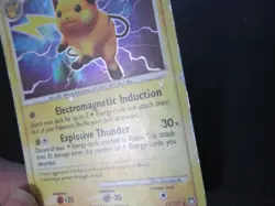 RAICHU HOLO POKEMON CARD 15/123 MYSTERIOUS TREASURES PLAYED GOOD COND - Image 5