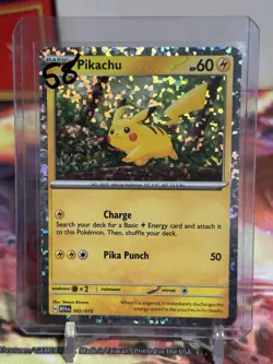 McDonald's Pikachu Promo 2024 NM Pokemon TCG Card 002/015 - Image 1