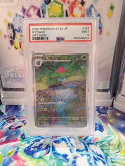 PSA 9 NM/MT - Ivysaur 167/165 Sv2a: Pokemon Card 151 Holo (Japanese) - Image 1