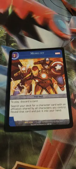 VS System TCG: Mobilize - Marvel Legends MVL-258 Plot Twist Card - Image 1