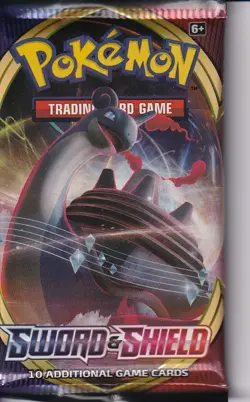 1 pack of Pokemon Sword and Shield Base Trading Card Game Booster 820650806520 - Image 1