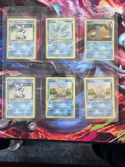 6 Pokemon Classic Collection Cards w/ Squirtle, Lapras, Wartortle and Articuno! - Image 1