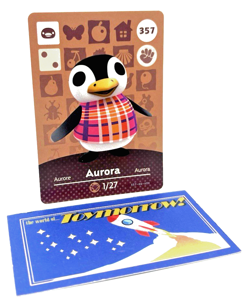 Animal Crossing Nintendo Amiibo - AURORA #357 - Series 4 Authentic Card - Image 1