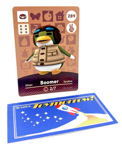 Animal Crossing Nintendo Amiibo - BOOMER #289 - Series 3 Authentic Card - Image 1