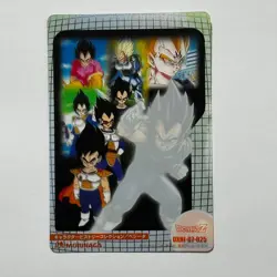 S4851 History of Vegeta 025 Japanese Dragon Ball x Morinaga Wafer Card F13 - Image 2