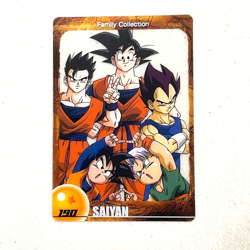 S0093 Vegeta Japanese Dragon Ball x Morinaga Saiyan Family Collection Card 190 - Image 1