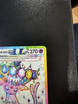 Espeon ex 175 Pokemon Scarlet & Violet SVP Black Star Promo Card NM - Image 4