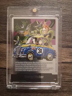 Android 16 17 18 E-61 Silver Energy Marker Dragon Ball Manga Booster Card Fusion - Image 1