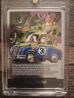 Android 16 17 18 E-61 Silver Energy Marker Dragon Ball Manga Booster Card Fusion - Image 2