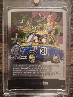 Android 16 17 18 E-61 Silver Energy Marker Dragon Ball Manga Booster Card Fusion - Image 3
