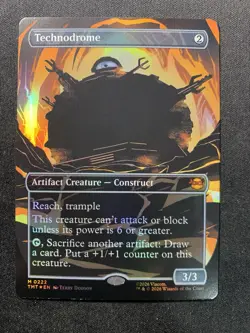 Technodrome - Foil - Borderless English Magic the Gathering MTG TMNT NM - Image 1