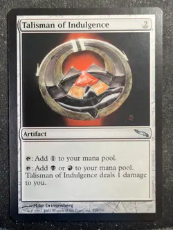 Talisman of Indulgence - Mirrodin (MTG) - Image 1