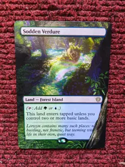 Sodden Verdure MTG Lorwyn Eclipsed Commander Hand Painted Borderless Altered Art - Image 2
