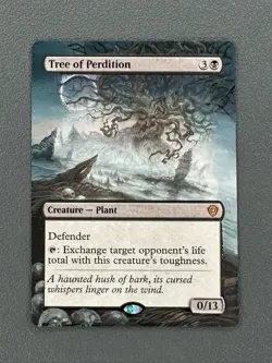 Tree of Perdition 49 MTG Lorwyn Eclipsed Commander Hand Painted Full Altered Art - Image 1
