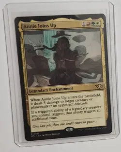 MTG Annie Joins Up #191 (Regular) Rare Outlaws of Thunder Junction NM - Image 2