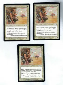 3x Treasure Hunter - Exodus - Magic The Gathering NM/M (Never Played) - Image 1