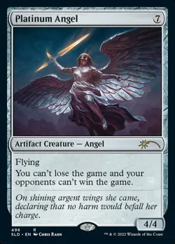 1 x Platinum Angel - Foil - Secret Lair - Light Play - MTG - Image 1