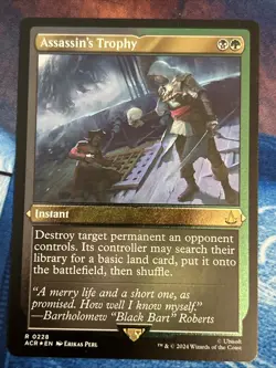 Assassin's Trophy (Foil Etched) Universes Beyond: Assassin's Creed Foil NM-M - Image 1