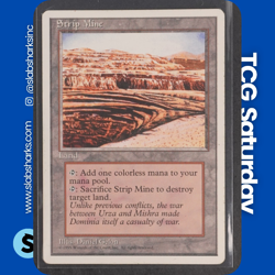 1995 MAGIC: THE GATHERING 4TH EDITION STRIP MINE - Image 1