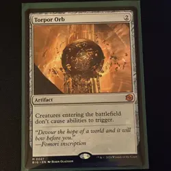 Magic the Gathering #27 Torpor Orb - Image 1