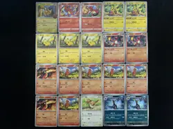 2025 Pokemon TCG S-CHN 151C 025/151 004/141 C Pikachu Charmander Lot*20 TB44 - Image 1
