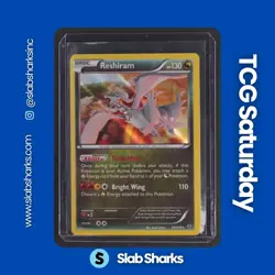 2015 POKEMON XY ROARING SKIES #63/108 RESHIRAM HOLO - Image 1